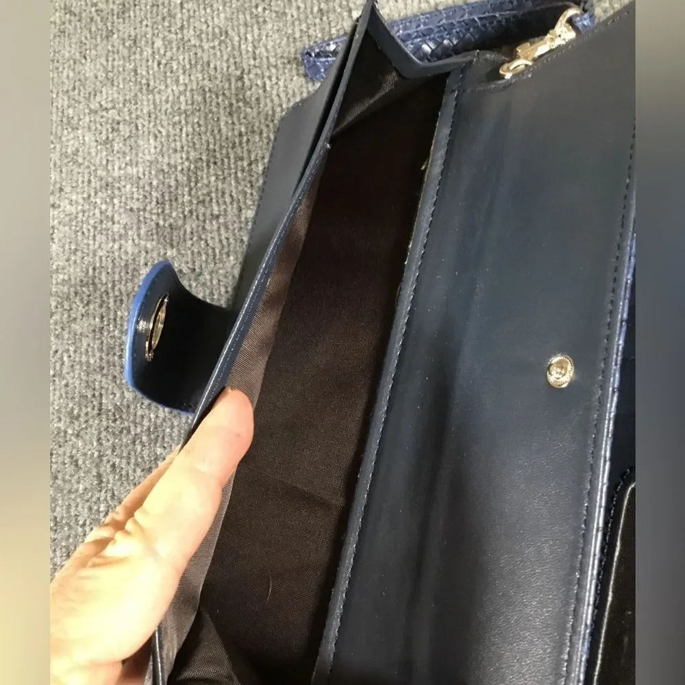 Wristlet wallet blue EUC